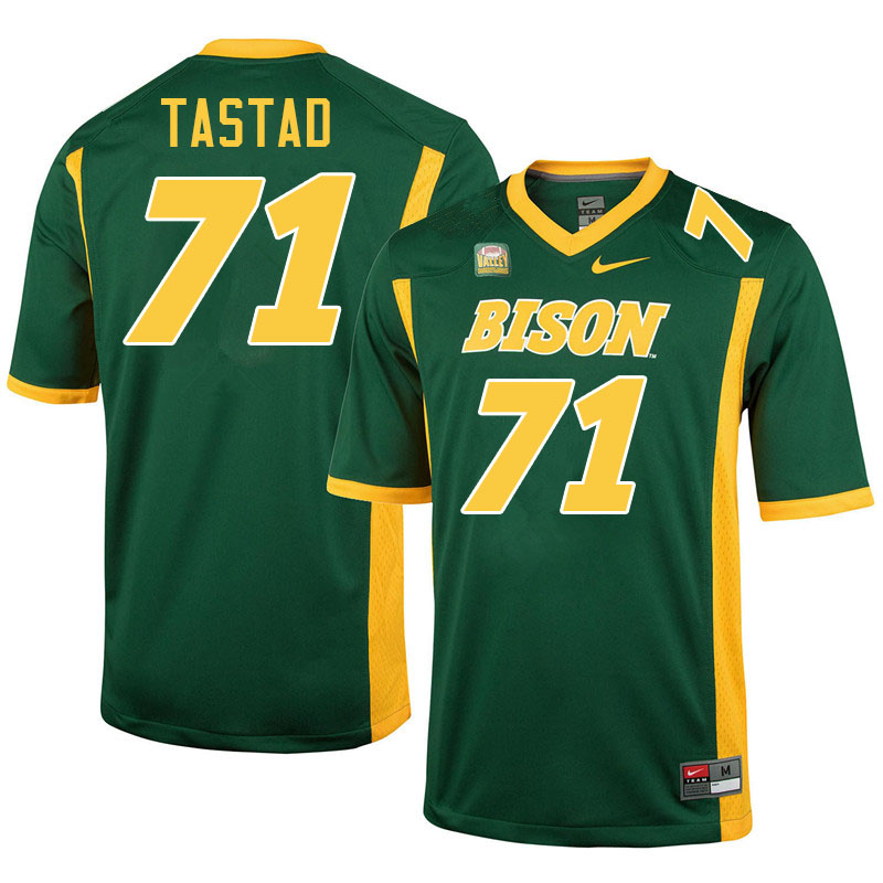 North Dakota State Bison #71 Nate Tastad College Football Jerseys Stitched-Green